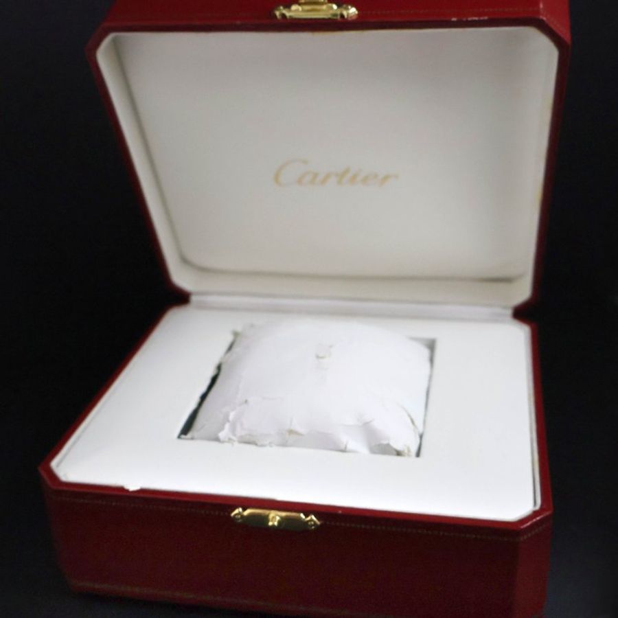 金鐸精品~2539 CARTIER卡地亞Ballon Bleu 藍氣球系列42mm大型款18黃K半金自動上鍊男用腕錶-6
