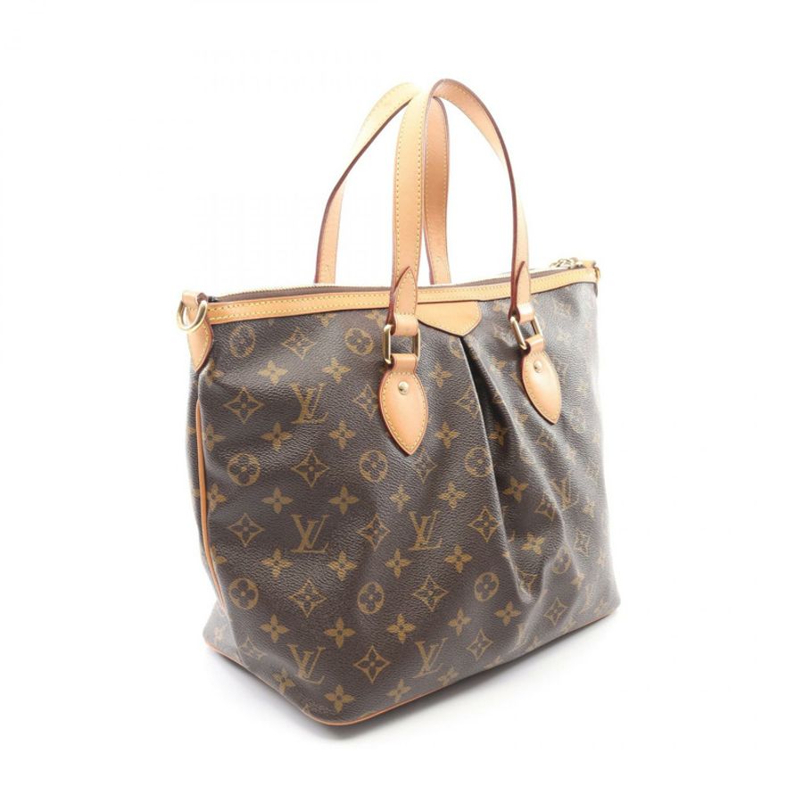 路易威登 Palermo PM 單肩手提包 M40145 Monogram 帆布皮革二手 LV-1