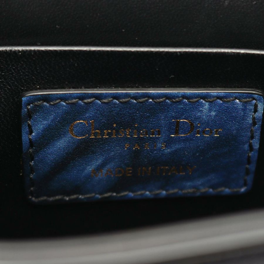 Dior 30 MONTAIGNE Box 單肩包 M9203UTYG-M886 皮革 海軍藍 二手 斜背包-3