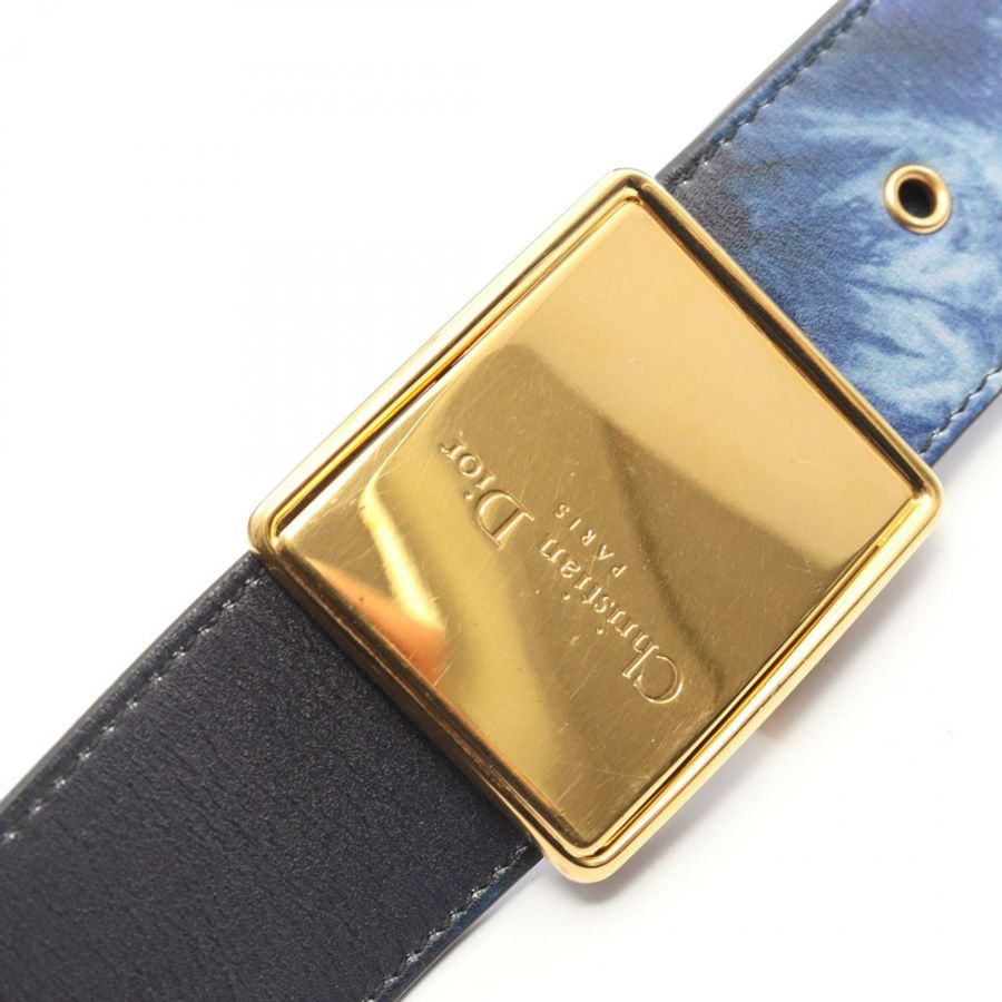 Dior 30 MONTAIGNE Box 單肩包 M9203UTYG-M886 皮革 海軍藍 二手 斜背包-7