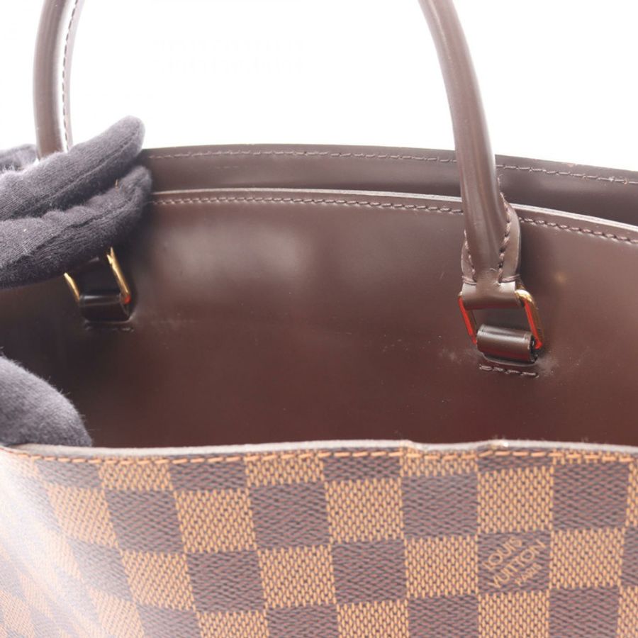路易威登 Rivoli MM 單肩手提包 N41150 Damier Ebene 帆布皮革二手-9