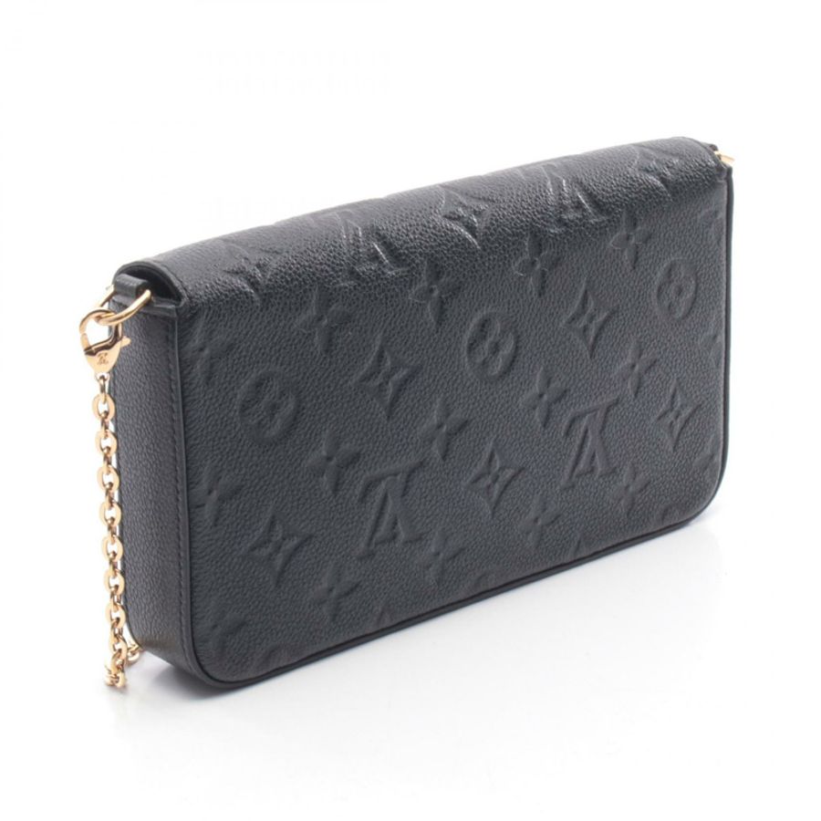 路易威登 Pochette Felicie 鏈條肩挎斜背包 M64064 皮革 二手-1