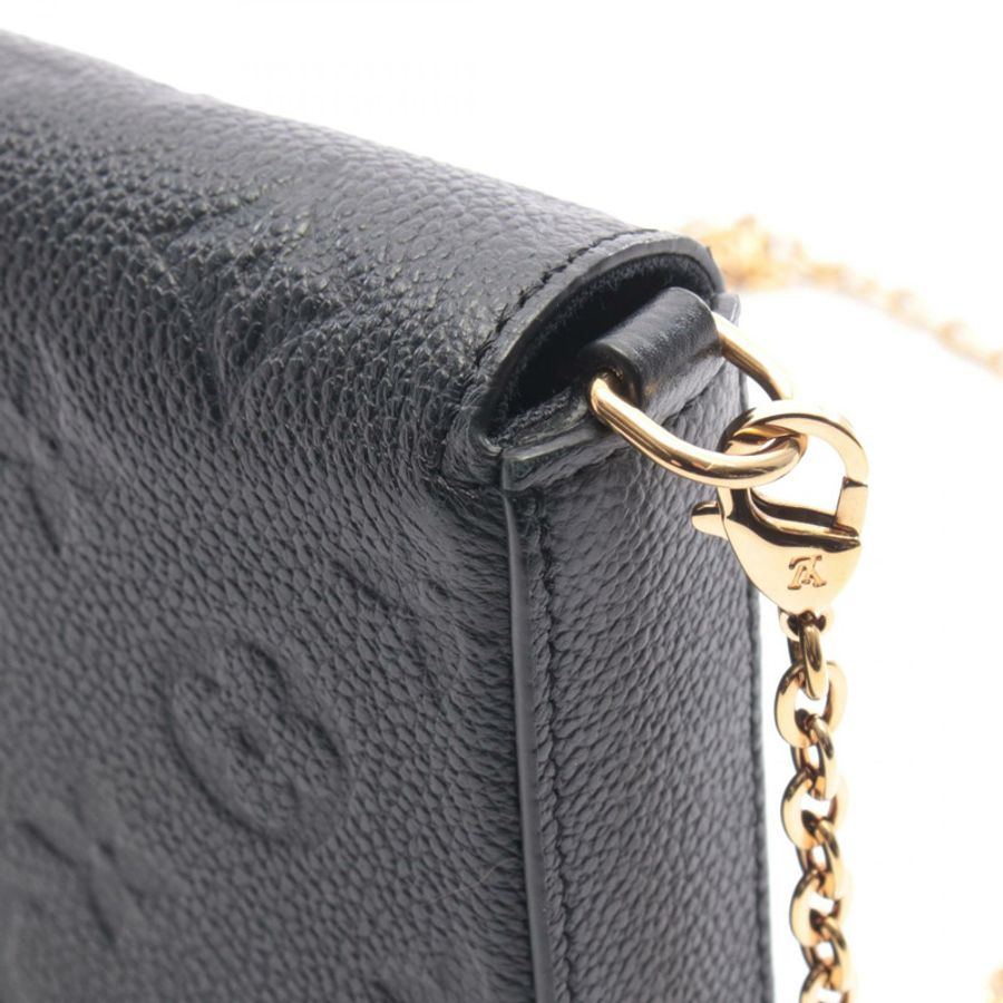 路易威登 Pochette Felicie 鏈條肩挎斜背包 M64064 皮革 二手-7