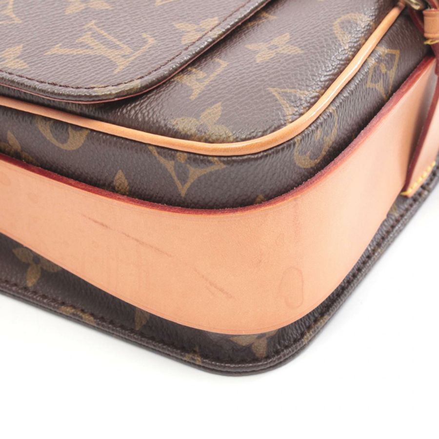 路易威登 Cartouchiere MM 單肩斜背包 M51253 Monogram 皮革 LV-5