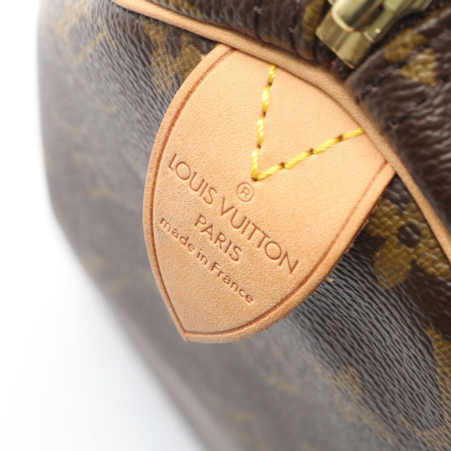 路易威登 Speedy 30 手提包 M41526 Monogram 皮革棕色二手女士-3