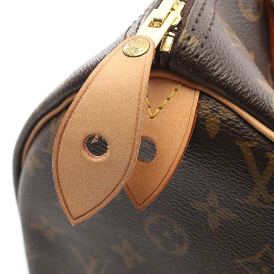 路易威登 Speedy 30 手提包 M41526 Monogram 皮革棕色二手女士-7