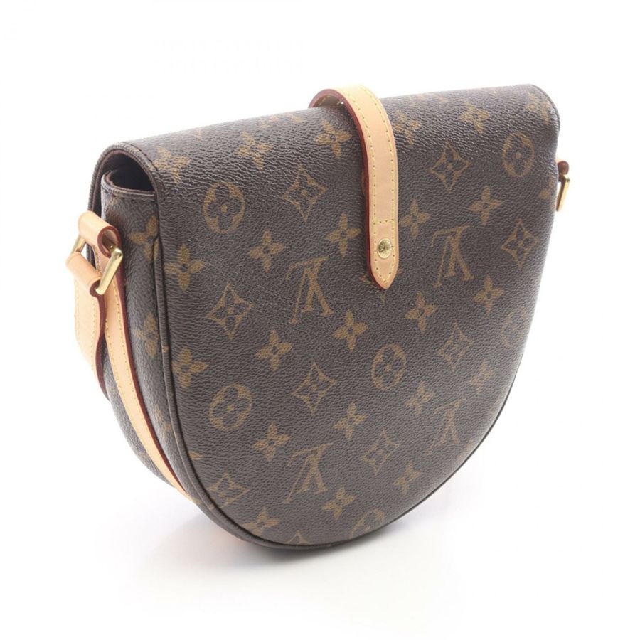 路易威登 Shanti GM 肩斜背包 M40647 Monogram 皮革 棕色 LV-1