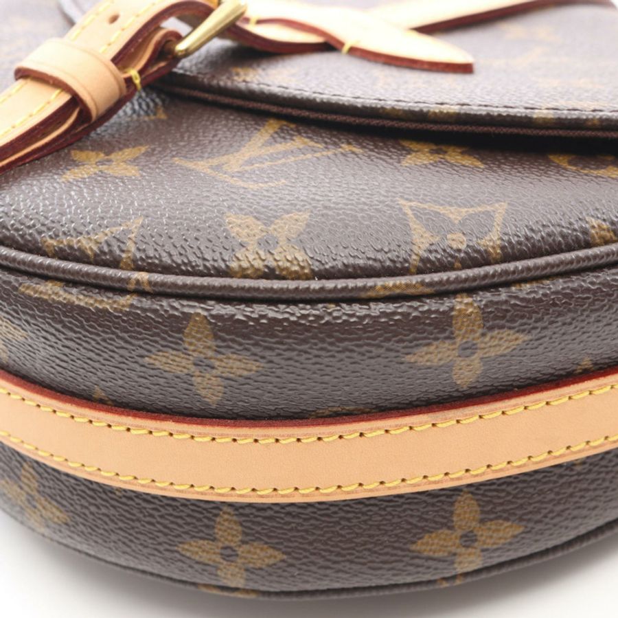 路易威登 Shanti GM 肩斜背包 M40647 Monogram 皮革 棕色 LV-5