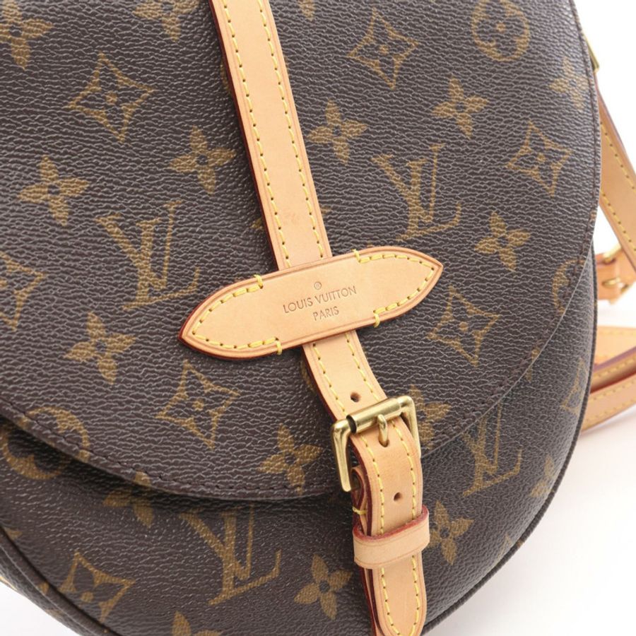 路易威登 Shanti GM 肩斜背包 M40647 Monogram 皮革 棕色 LV-6