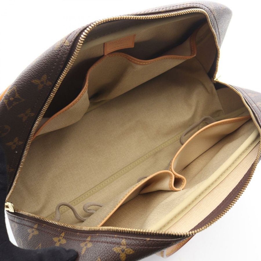 路易威登 Deauville Bowling Vanity 手提包 M47270 Monogram 棕色皮革-2