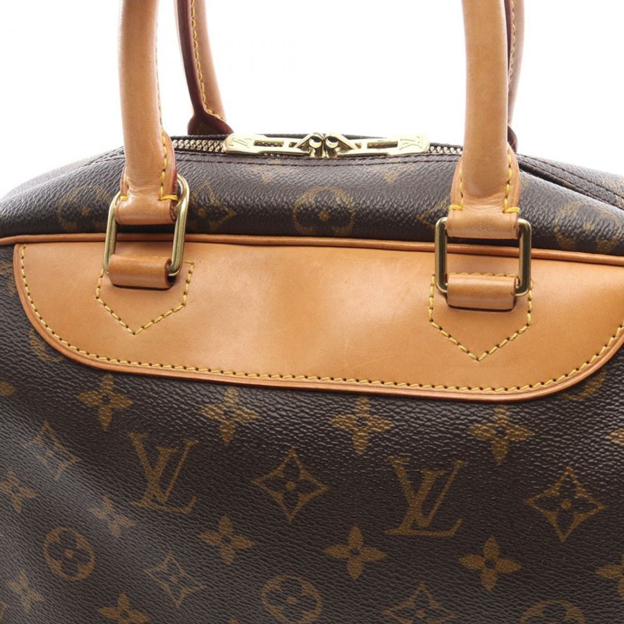 路易威登 Deauville Bowling Vanity 手提包 M47270 Monogram 棕色皮革-8