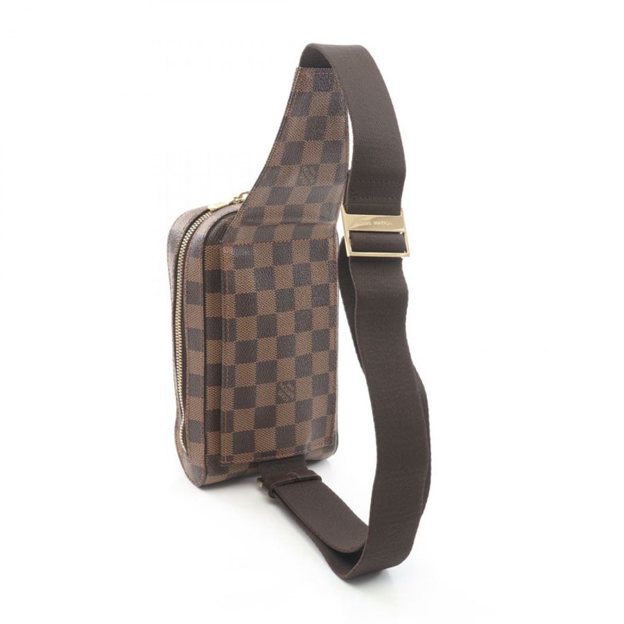 路易威登 Geronimos 腰部斜背包 N51994 Damier Ebene 帆布 二手 LV-1