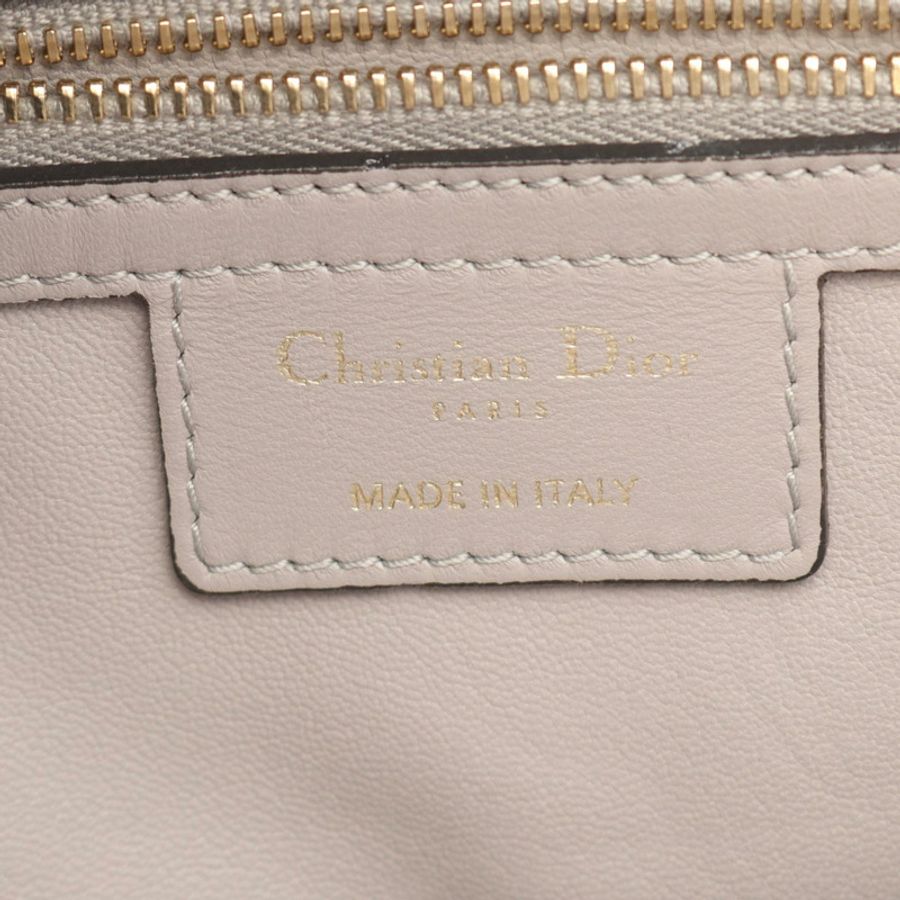 Dior Canage 紫色皮革肩背包,二手女款,附鉚釘-3