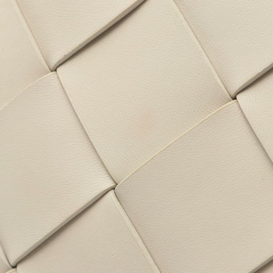 BOTTEGA VENETA Maxi Intrecciato 手提單肩斜背包 白色二手-6