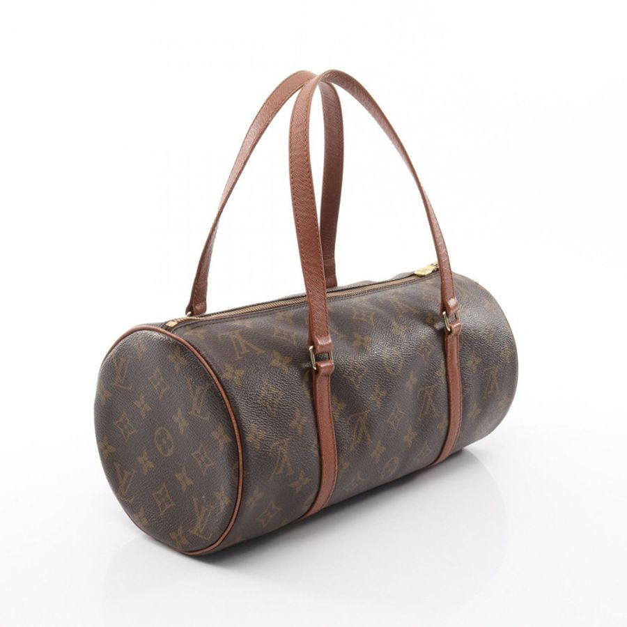 路易威登 Papillon 30 老手提包 M51365 Monogram 帆布皮革二手-1