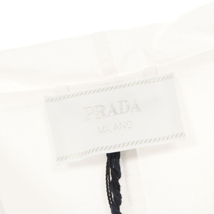 PRADA 魚尾連帽外套 其他款式 棉質 白色 二手 男士-2