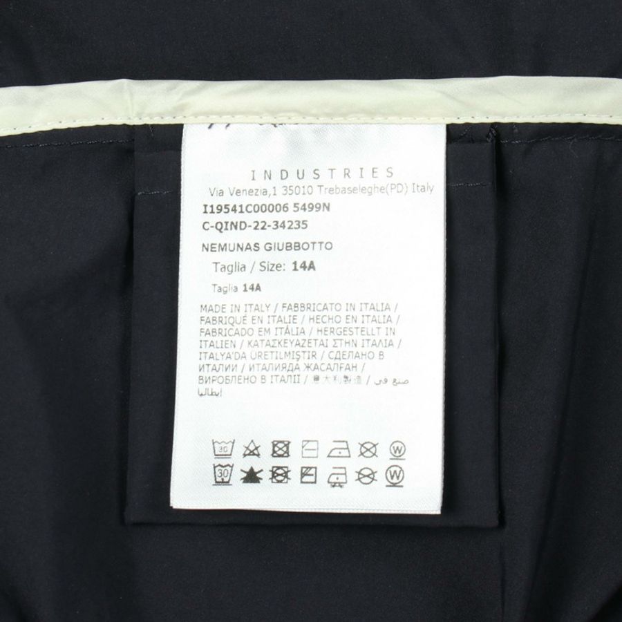 MONCLER NEMUNAS 兒童其他外套 聚酯纖維 海軍藍 二手 女款-4