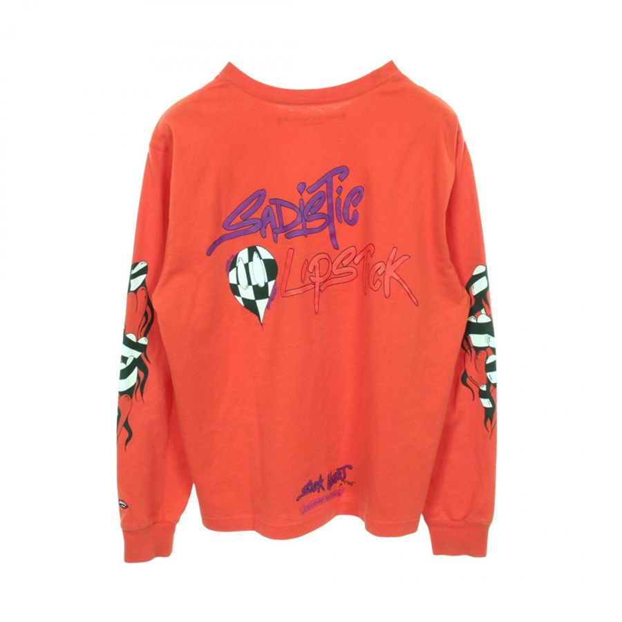 CHROME HEARTS × MATTY BOY SPARK THE HEART T卹 純棉 紅色 #L 二手 男款-1
