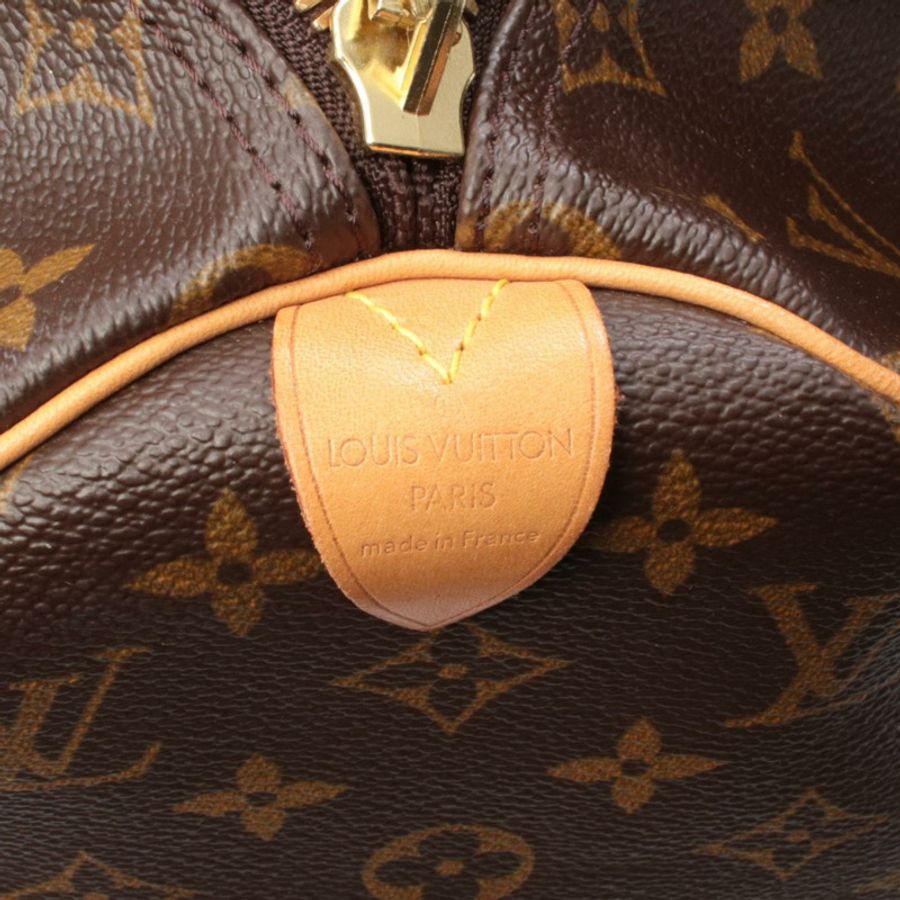 路易威登 Keepall 45 手提包 M41428 Monogram 帆布皮革棕色二手 LV-3