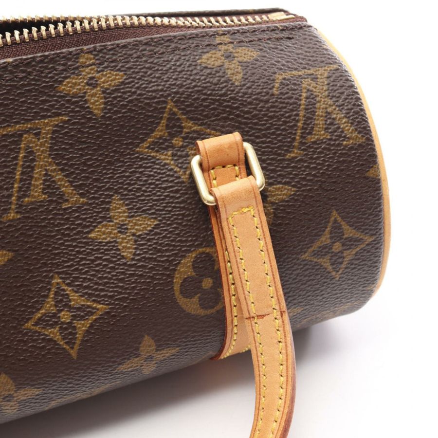 路易威登迷你 Papillon 手提包 M51389 Monogram 帆布皮革棕色二手 LV-7