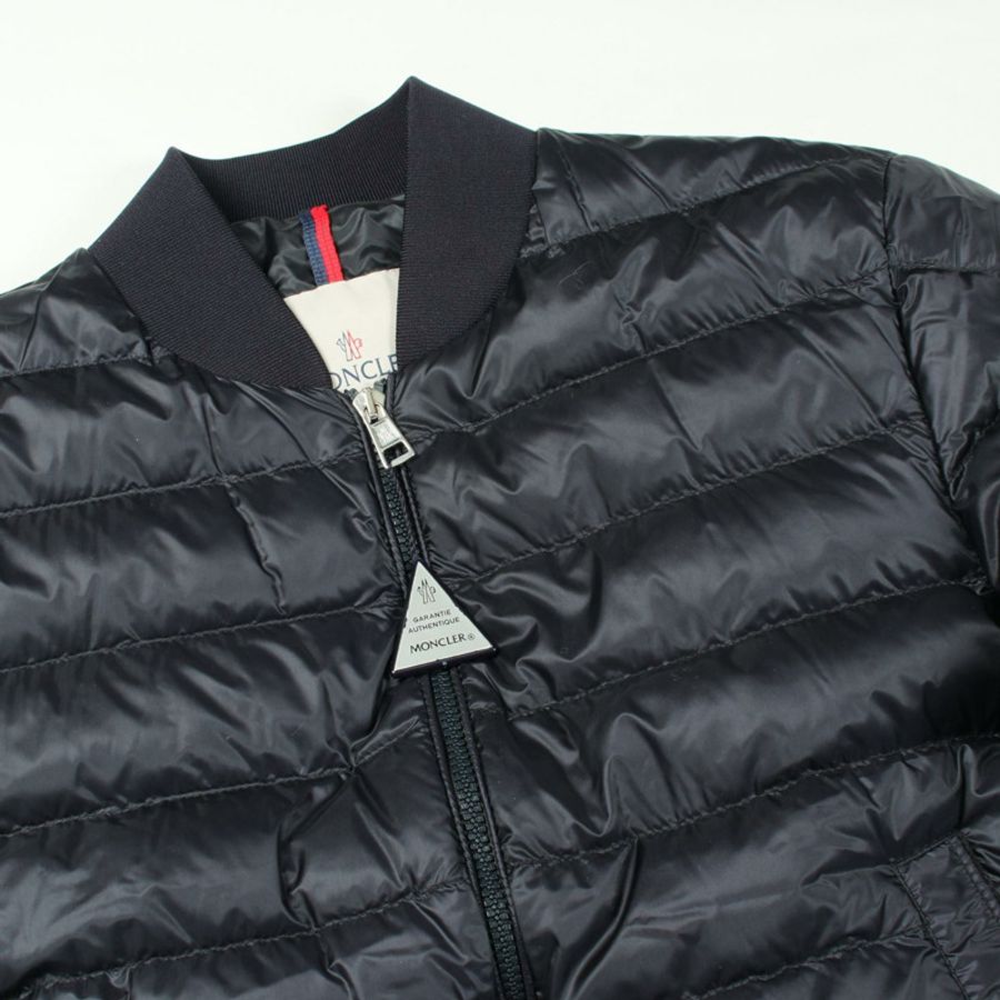 MONCLER ROBERT 男士尼龍海軍藍羽絨外套(二手)-7