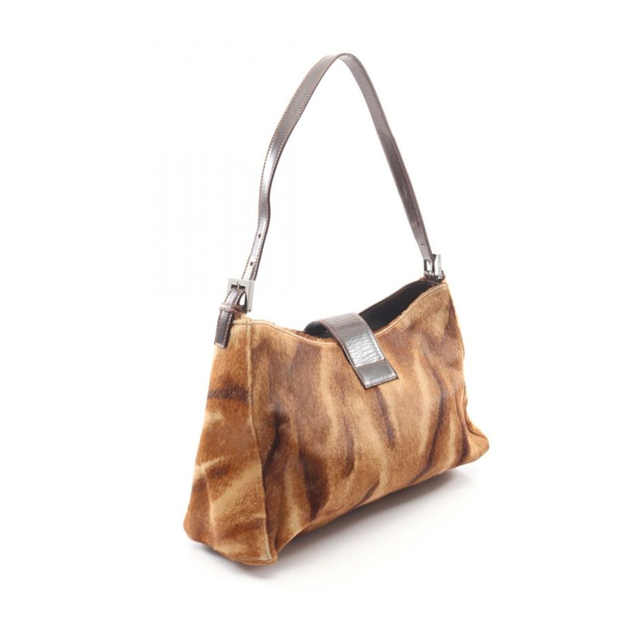 FENDI 單肩包,棕色小牛皮,二手女款-1