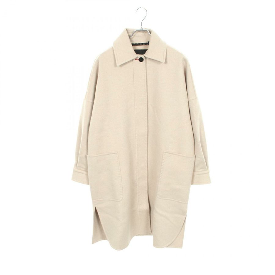 MAX MARA ATELIER 其他羊絨大衣 米色 二手 女士-0