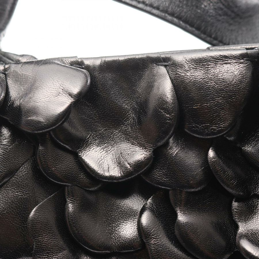 Valentino Ro Atelier Bag 03 Rose Edition 手提包,黑色皮革,二手女款-9