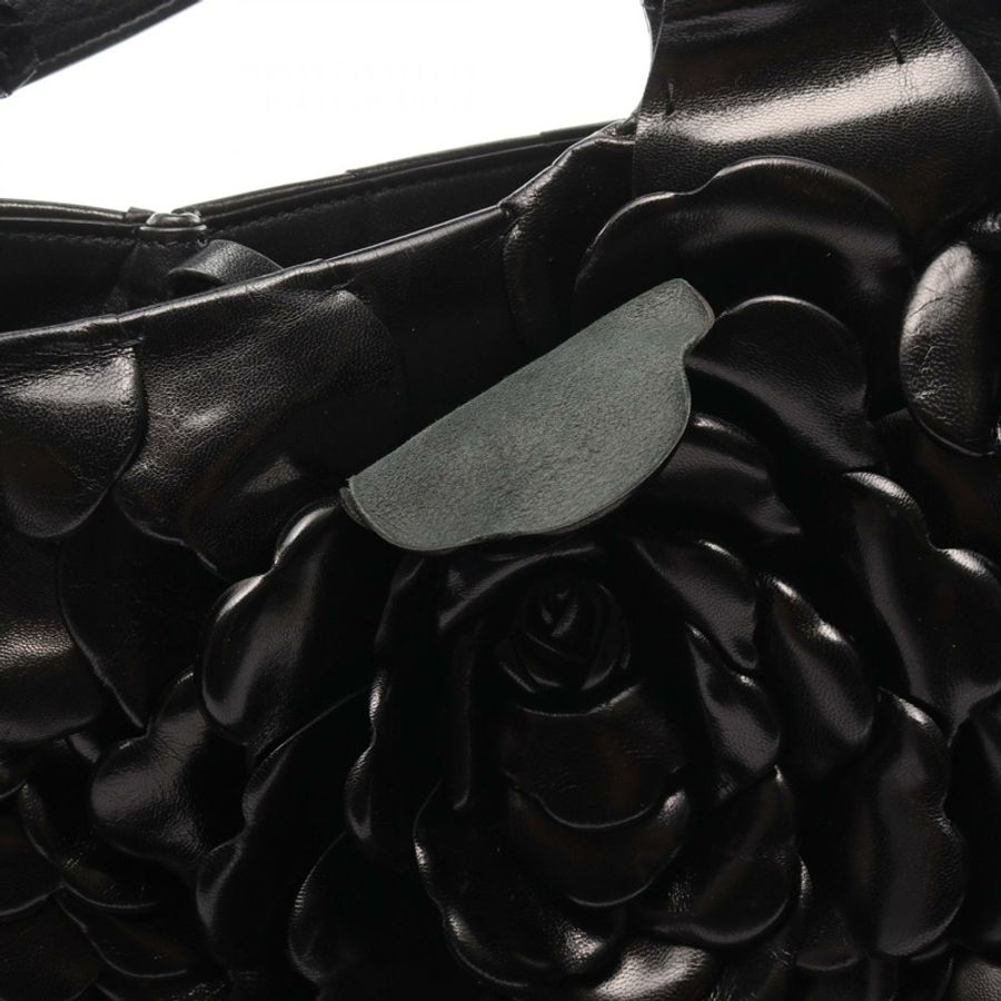 Valentino Ro Atelier Bag 03 Rose Edition 手提包,黑色皮革,二手女款-11