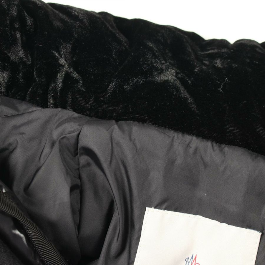 MONCLER EMILY 羽絨外套 4631980 羊毛尼龍黑二手女款 #2-5