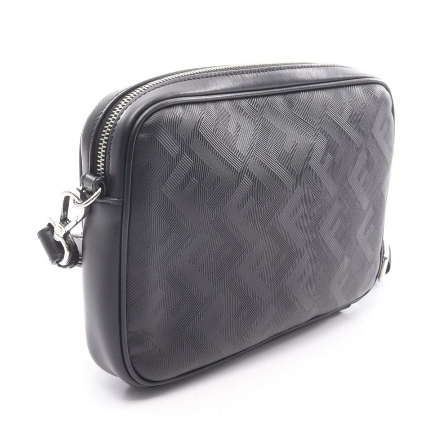 FENDI Shadow Diagonal Duo 相機包/肩背包 7VA607APDO F0GXN 皮革 黑色 全新 女士-1