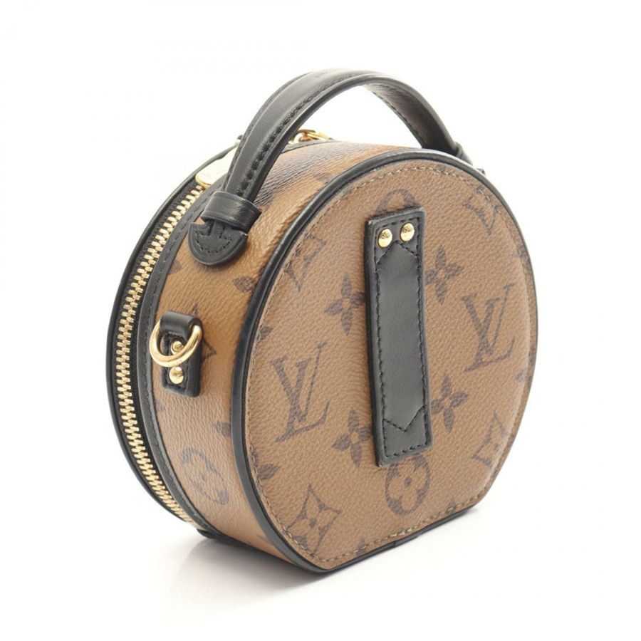 路易威登 Mini Boite Chapeau 單肩斜背包 M68276 帆布棕色-1