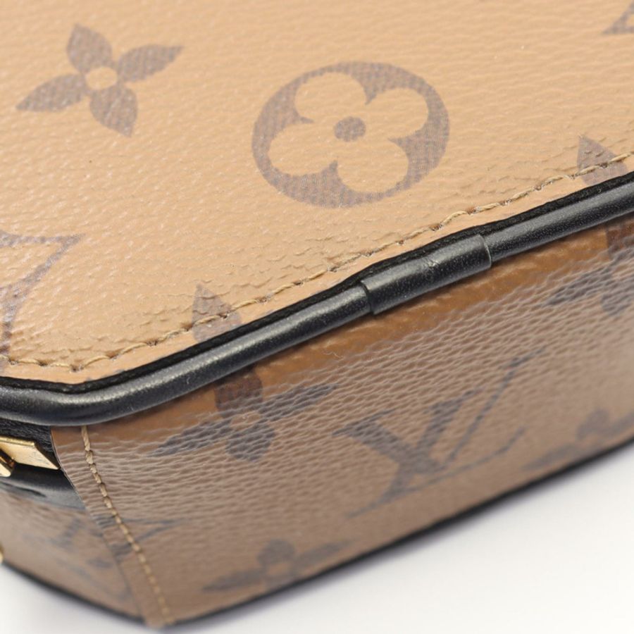 路易威登 Mini Boite Chapeau 單肩斜背包 M68276 帆布棕色-5
