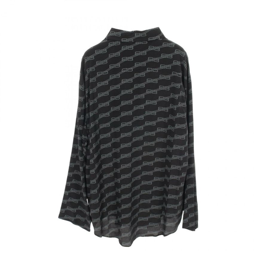 BALENCIAGA 其他黑色絲質男士上衣(二手)-1