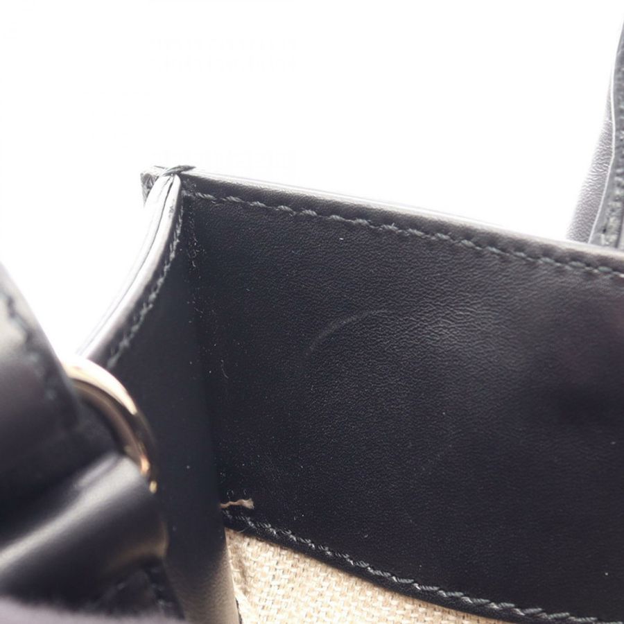 BALENCIAGA Padlock Mini All Afternoon 2WAY 手提包 319499 黑色皮革 二手 女士-5