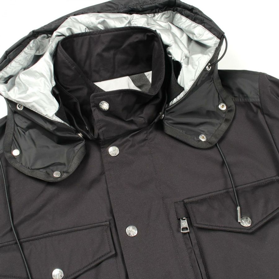 MONCLER SIENNE 其他夾克 1B71700 尼龍 黑色 二手 男款-12