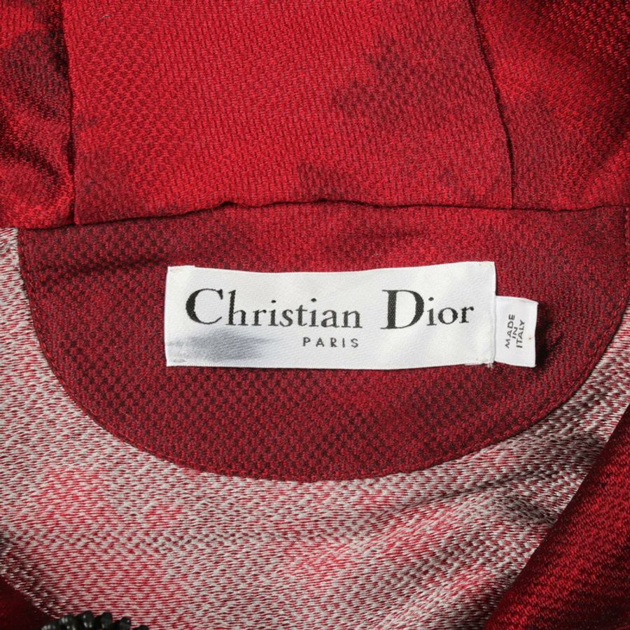 Christian Dior 蜜蜂刺繡登山連帽衫 #S 0A7C10A2200 聚酯纖維 紅色-2