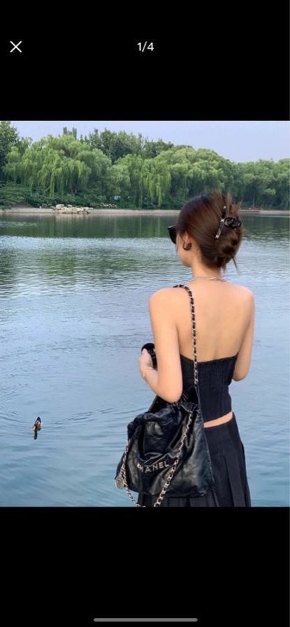 Chanel香奈儿 22bag小号垃圾袋-4