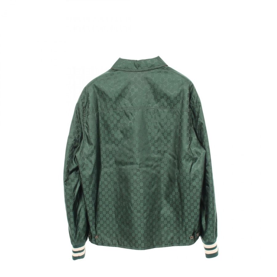 GUCCI GG 尼龍 其他外套 654831 尼龍 綠色 橘色 二手 男款-1