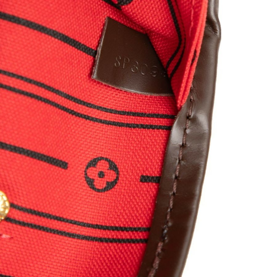 路易威登 Damier Neverfull MM 手提單肩包 N40599 棕色皮革 女士 LOUIS VUITTON-5