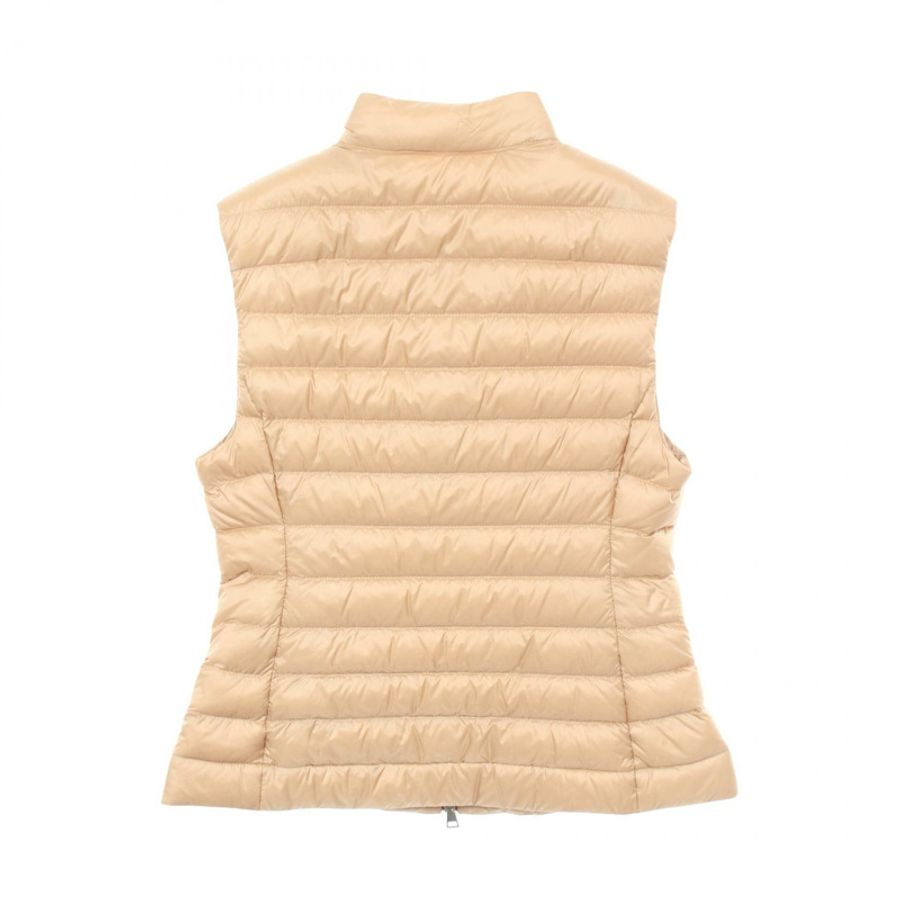 MONCLER IGENS 羽絨背心無袖外套 1A00087597YF2223 尼龍 米色 全新 #3-1