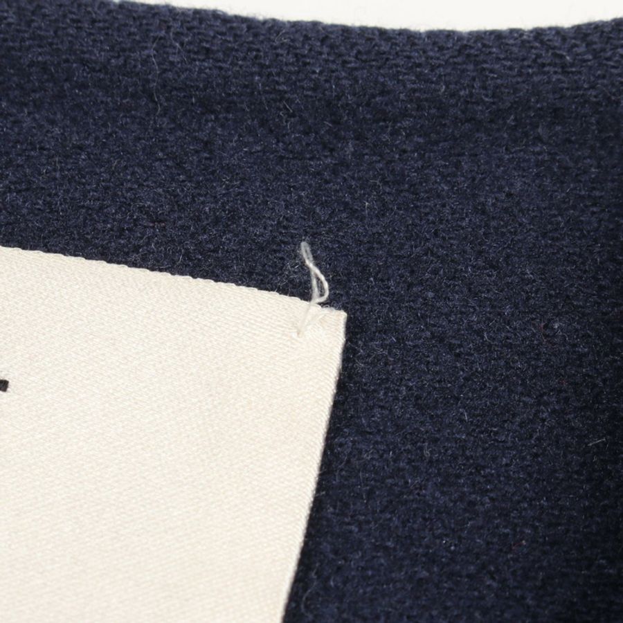 CELINE Sulky刺繡無色夾克 2V41E6700 羊絨海軍藍 二手 女款-4
