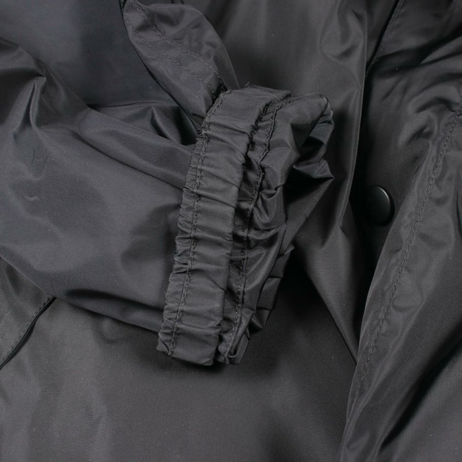 BALENCIAGA 標誌印花連帽衫 其他夾克 尼龍 黑色 二手 男款-10