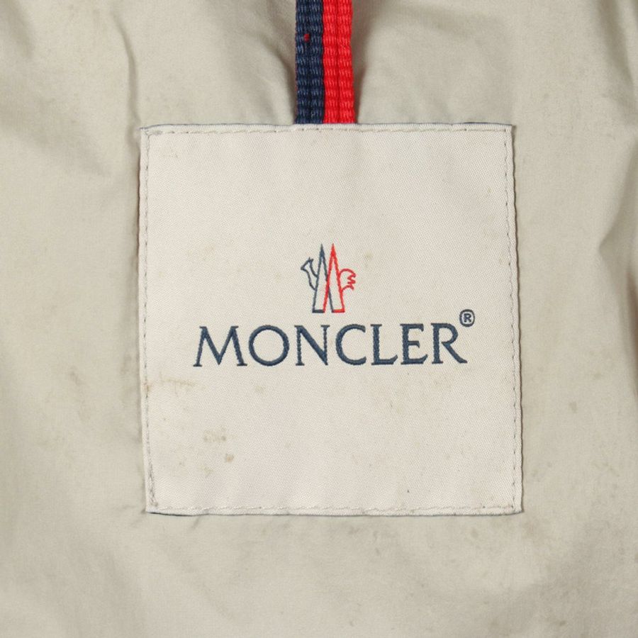 MONCLER GLACIER 短版羽絨衣外套 D20914133785 尼龍 米色 二手 男款 #5-2