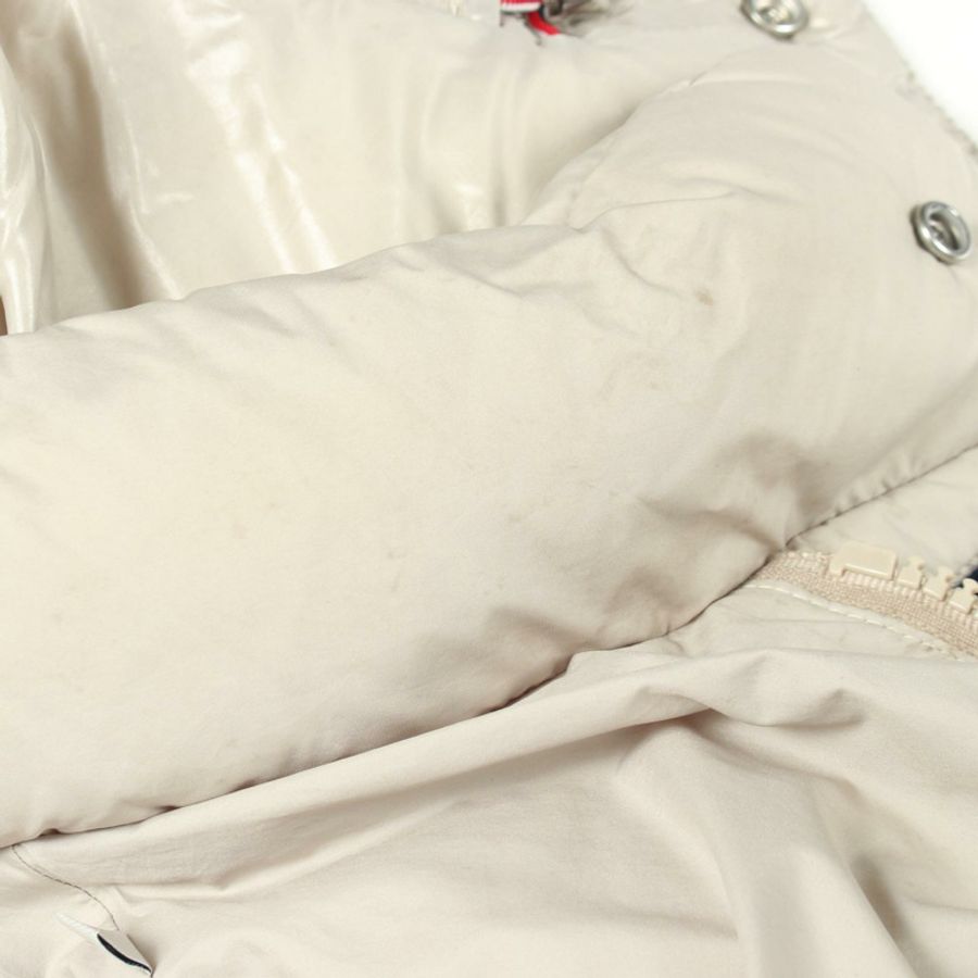 MONCLER GLACIER 短版羽絨衣外套 D20914133785 尼龍 米色 二手 男款 #5-9
