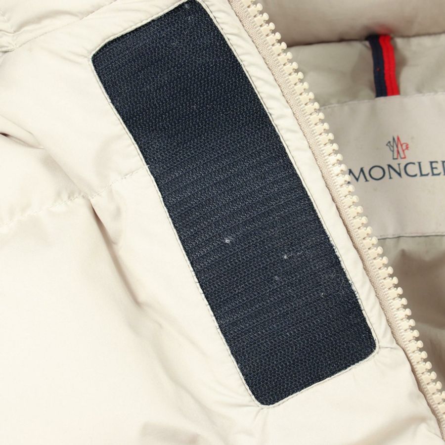 MONCLER GLACIER 短版羽絨衣外套 D20914133785 尼龍 米色 二手 男款 #5-12