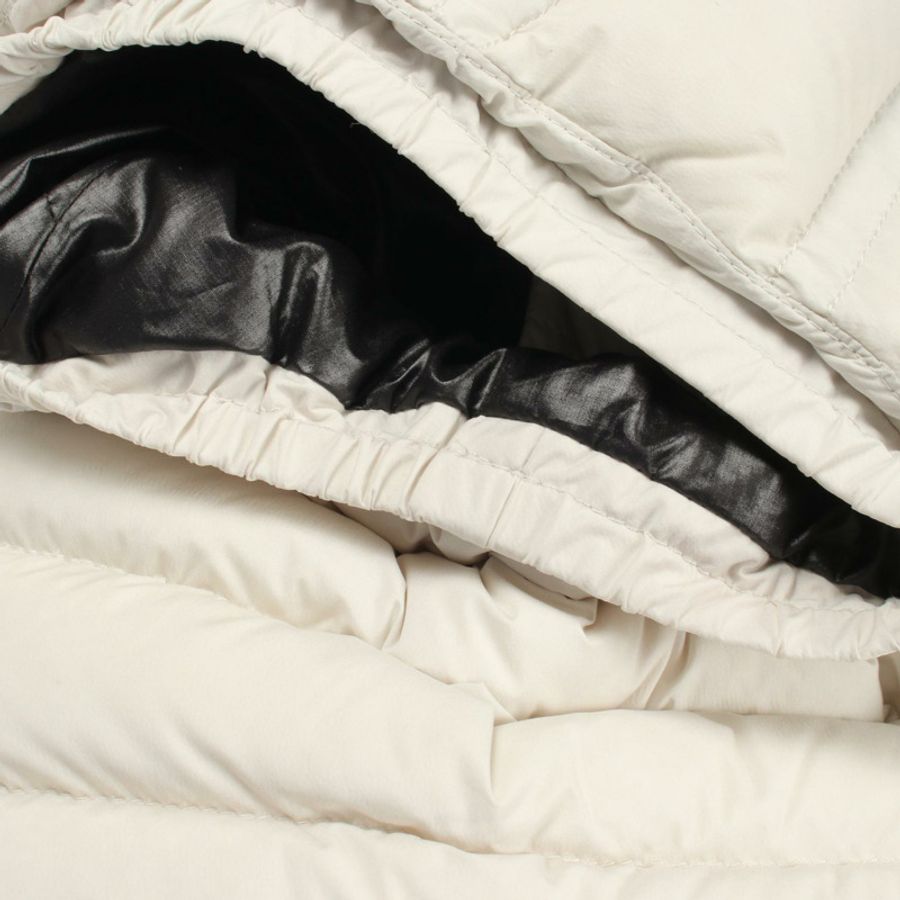 MONCLER ALITERSE 連帽羽絨背心 無袖 1A00022 尼龍 白色 黑色 二手 #0-6