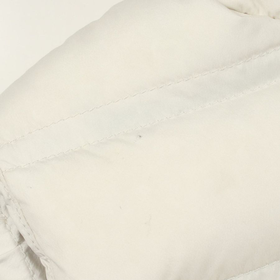 MONCLER ALITERSE 連帽羽絨背心 無袖 1A00022 尼龍 白色 黑色 二手 #0-7