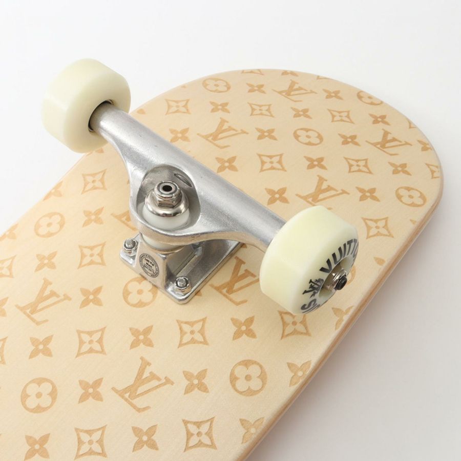 路易威登 Monogram 滑板 GI0637 木紋米色 中性款 LV-5