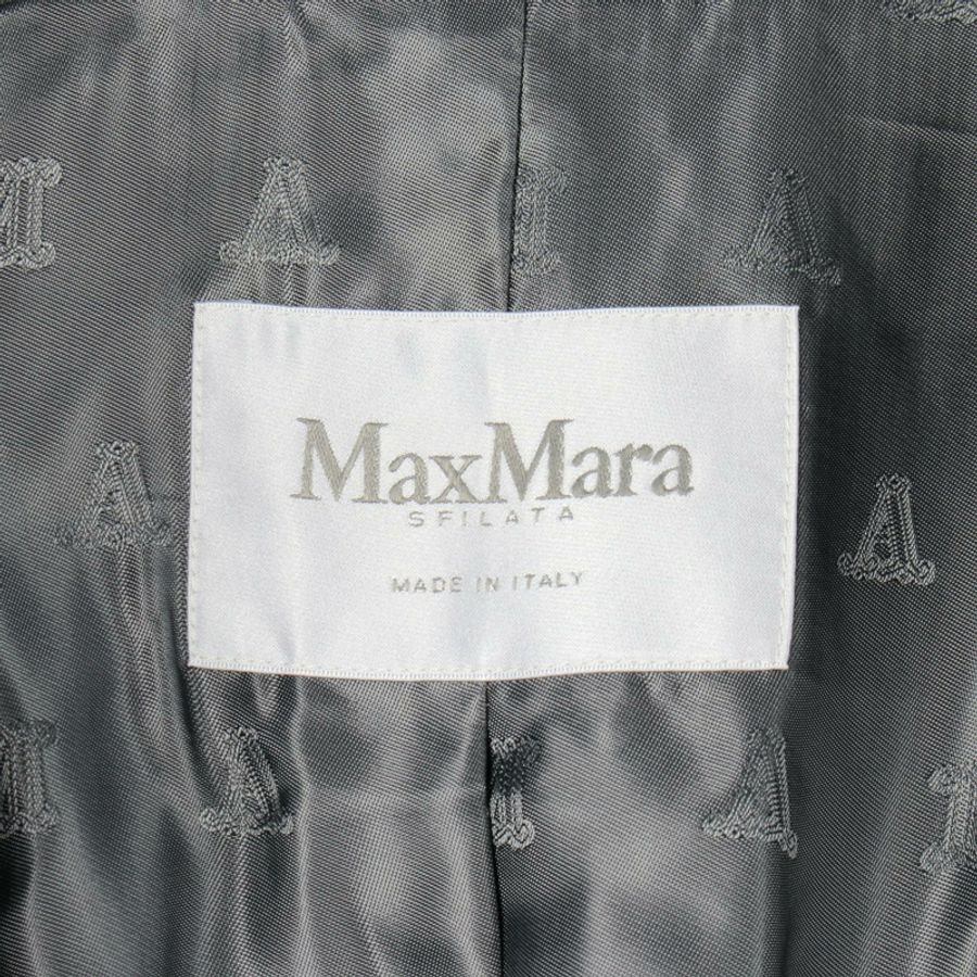 MAX MARA Kadiak 泰迪熊圖案其他外套 24210163136 羊毛羊駝毛 灰色 二手 女款-2